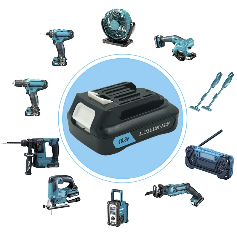 Аккумулятор BL1020 BL1040 для Makita перезаряжаемая батарея 12 В 10 8 2000 мАч/4000 мАч