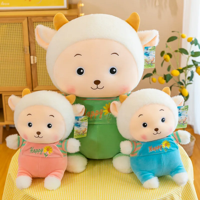 

Zqswkl 25/35/50/60cm lamb doll plush toy cute sheep pillow hugs children soft toy kids girls christmas gift large stuffed toys