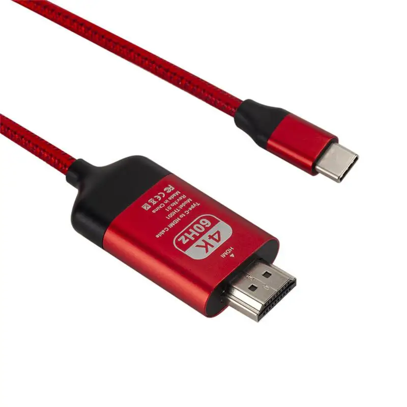 Тип C к HDMI HDTV AV ТВ кабель адаптер для Samsung Galaxy S9 S10 Note 9 MacBook | Электроника