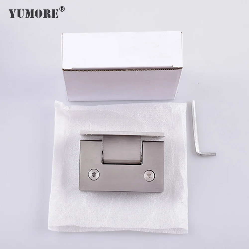 YUMORE 10 шт./лот квадратный кронштейн зажим для стекла 304 из нержавеющей стали