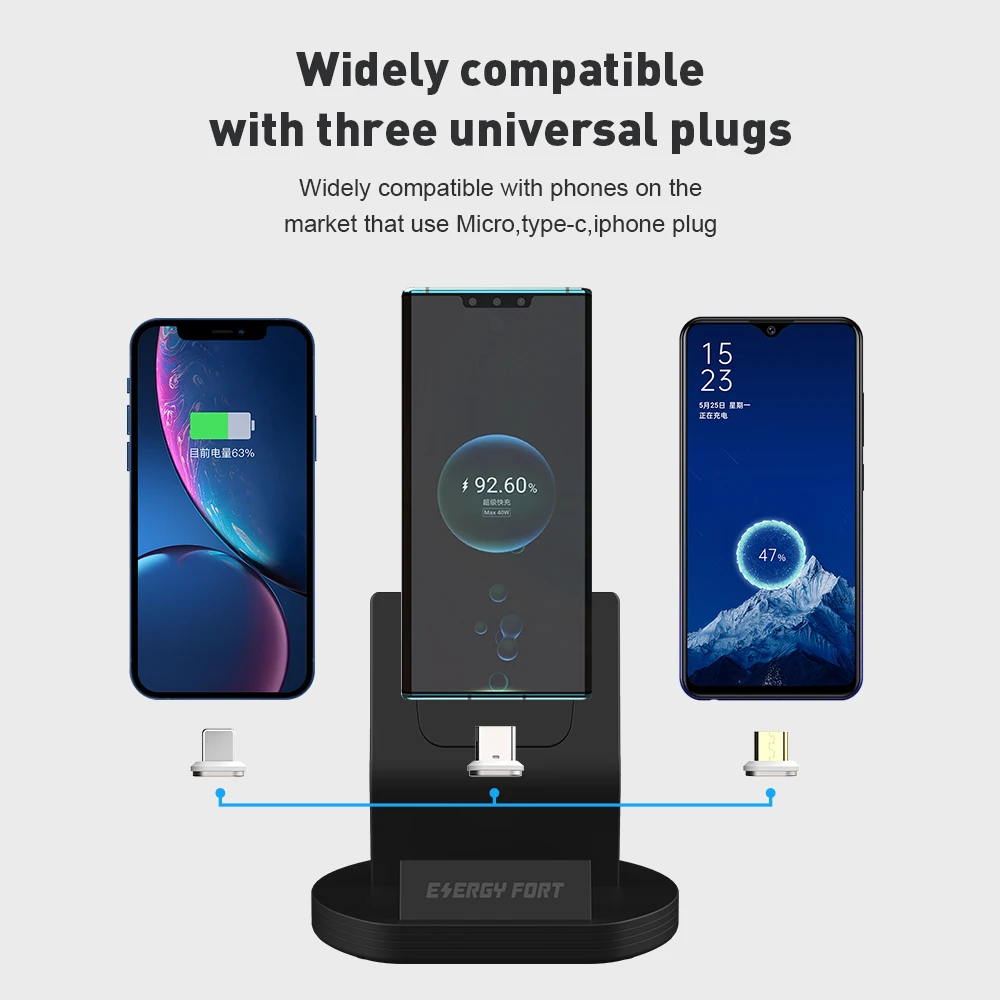 sikai 5a super fast charger 66w 40w 20w magnetic charging power dock stand for huawei mate 40 pro samsung xiaomi iphone 13 12pro free global shipping