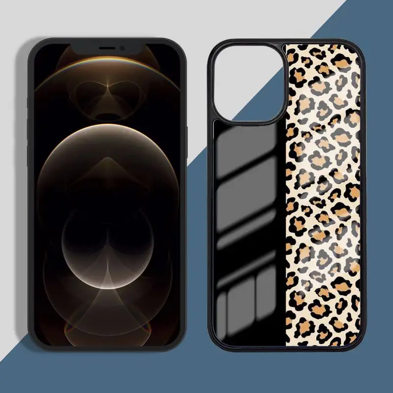 

luxury Leopard Print Pattern fashion Phone Case PC for iPhone 11 12 pro XS MAX 8 7 6 6S Plus X 5S SE 2020 XR