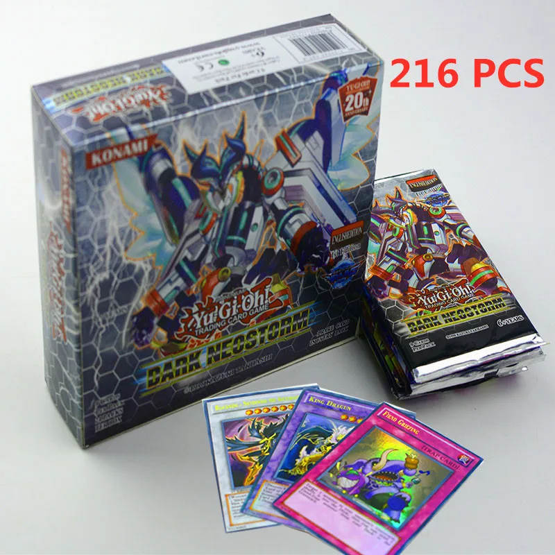 

9 шт., 18 шт., 216 шт., игральные карты YGO YuGiOh, игральные карты Yugioh, японские карты для мальчиков и девочек Yu-Gi-Oh, коллекционные игрушки