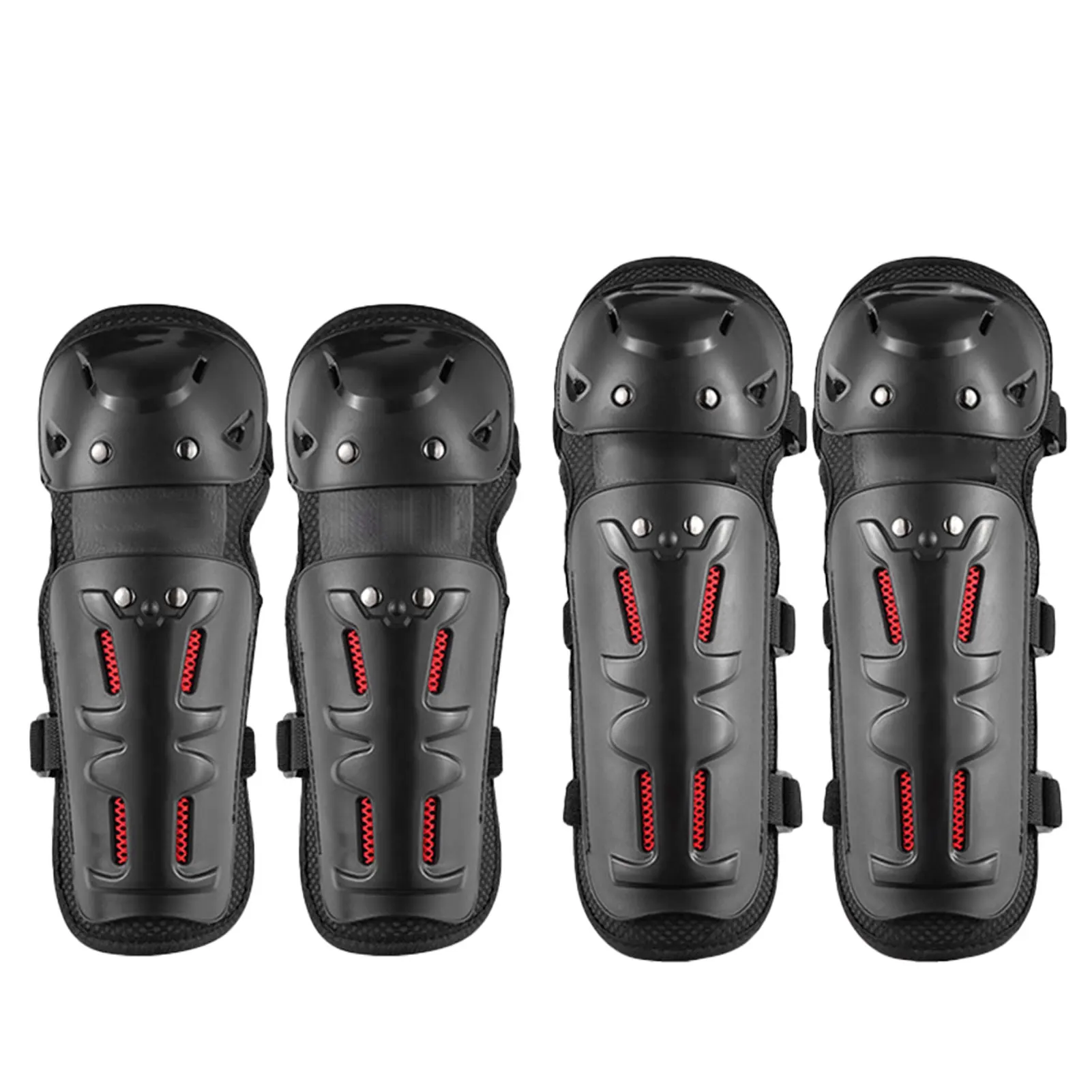 

4 шт. Защитное снаряжение для езды на велосипеде, безопасный эргономичный дизайн, для езды на велосипеде, полиэтиленовые многофункциональны...