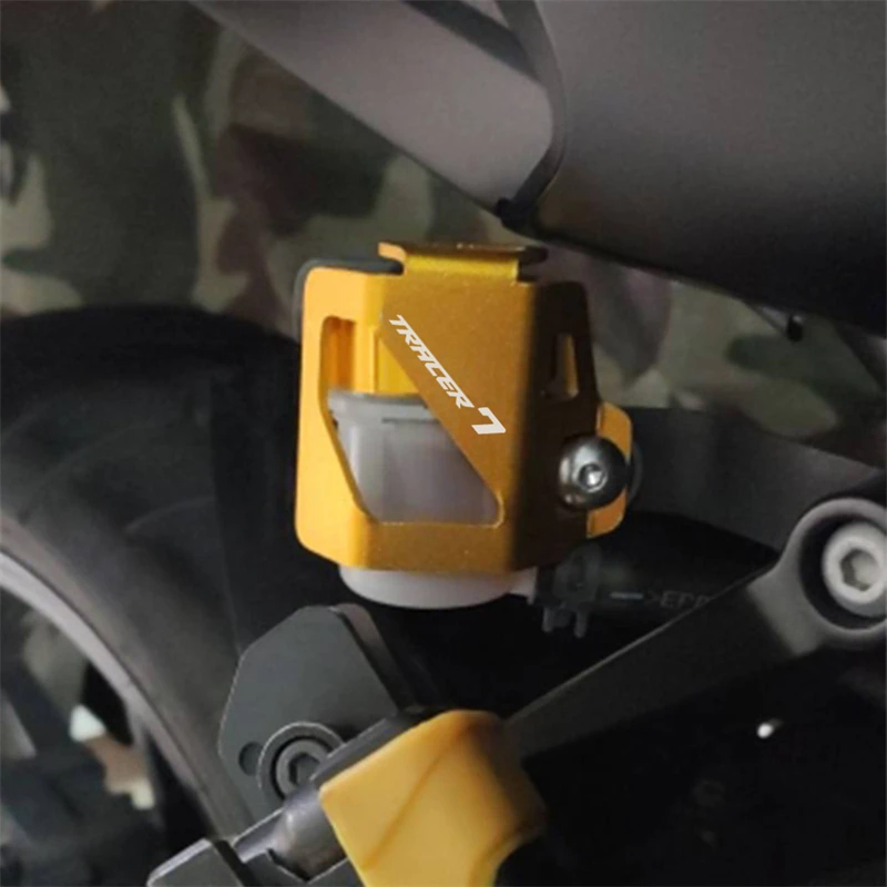 

Мотоциклетный ЧПУ высококачественный задний тормозной жидкости резервуар Защитная крышка протектор для Yamaha TRACER 7 трассировщик 7GT TRACER7/GT ...