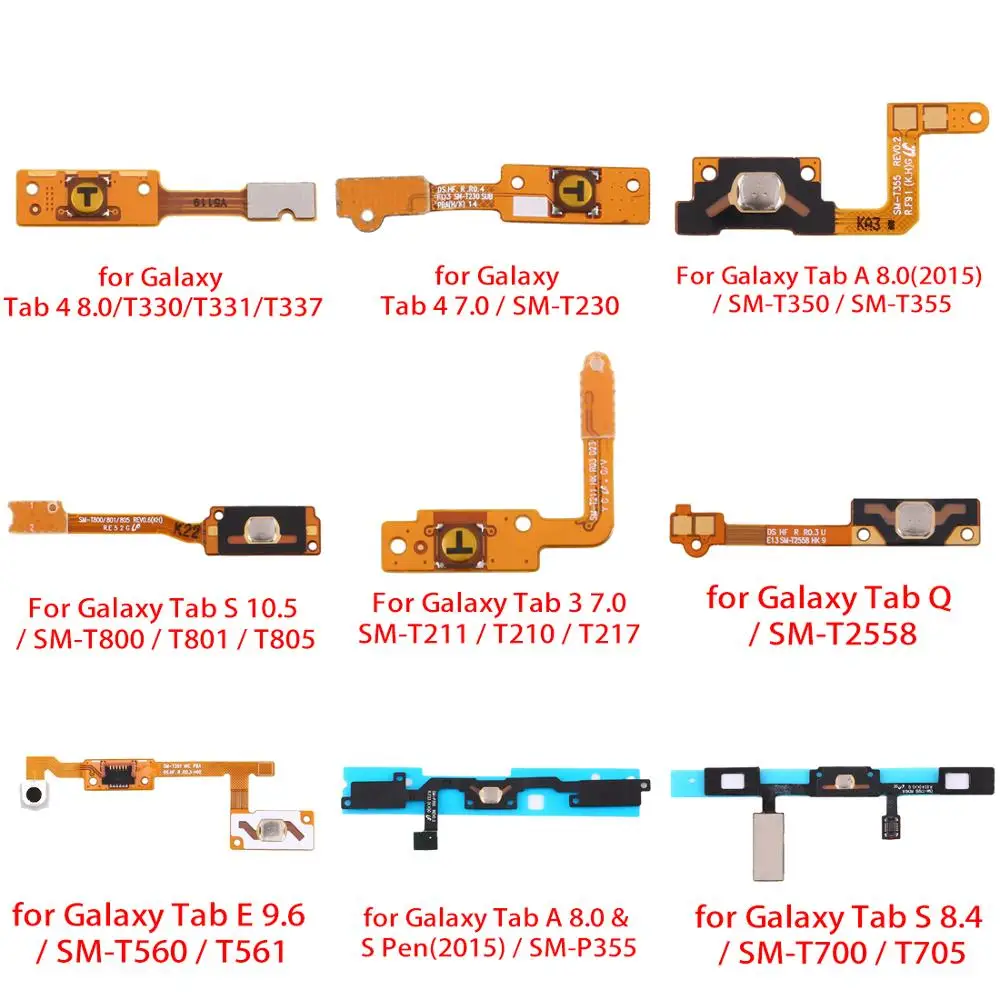Шлейф кнопки возврата для Samsung Galaxy Tab 4 8 0/T330/T331/T337/Tab A 0 (2015)/SM T350/SM T355/Tab 3 7 0/SM T211/Tab E 9