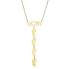 DUOYING, ожерелье-чокер с подвеской, именная табличка, ожерелья, персонализированные ювелирные изделия, гравировка имени для женщин, уникальный подарок