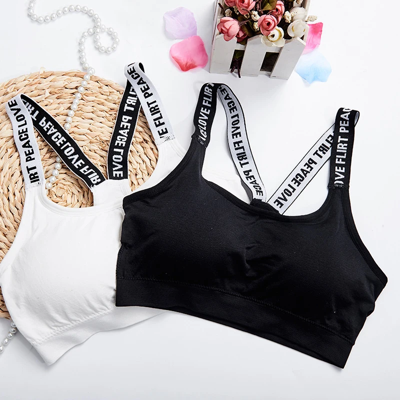 

1Pcs Women Sport Bra Top Black Padded Yoga Brassiere Fitness Sports Tank Top Female Sport Yoga Bra Push Up Sports Bra