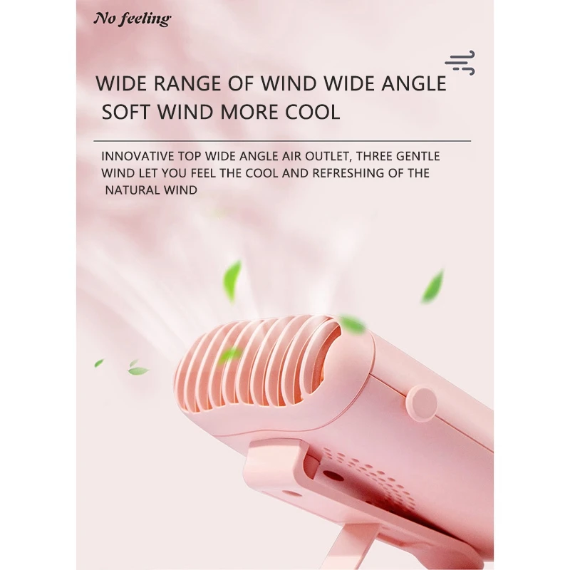 

GXZ-F858 Winter Cherry Fan, USB Mini Outdoor Portable Handheld Silent Fan for Offices and Dormitories