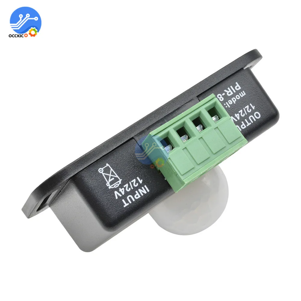 DC 12V PIR датчик движения переключатель автоматический светильник для обнаружения