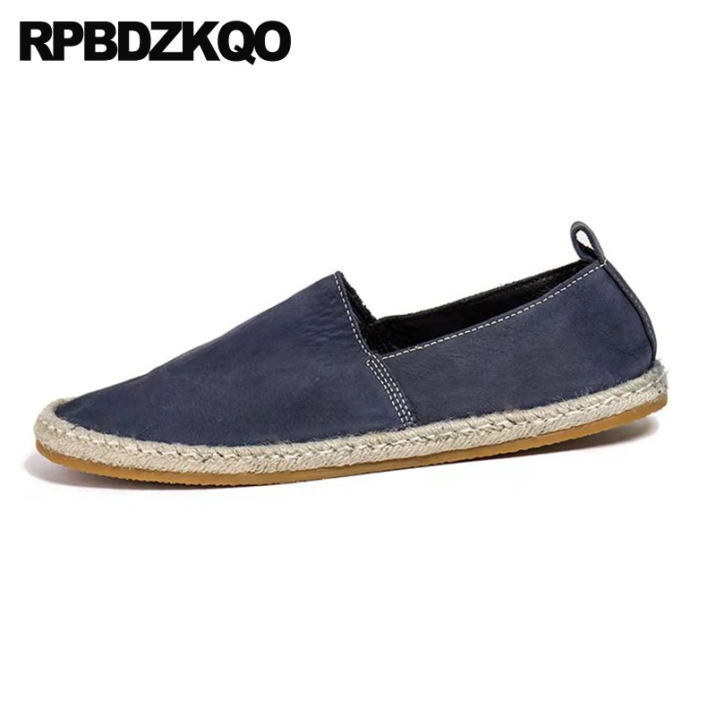 эспадрильи лето коричневый комфорт настоящая кожа твердый Коровьей кожи тканый