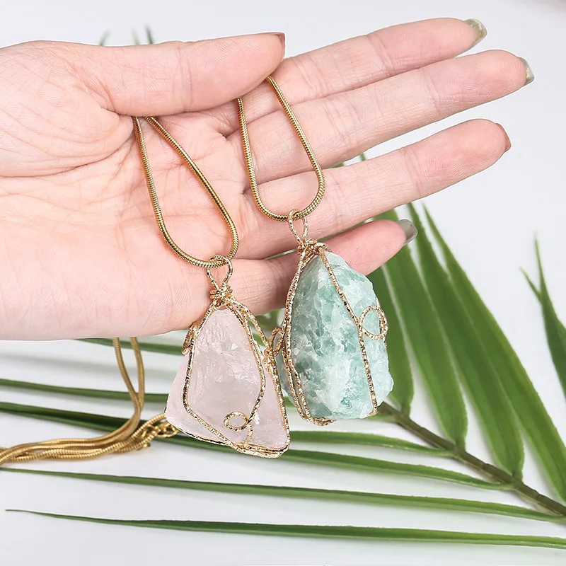 Новинка Классическая Подвеска из натурального камня ручной работы JD подвеска