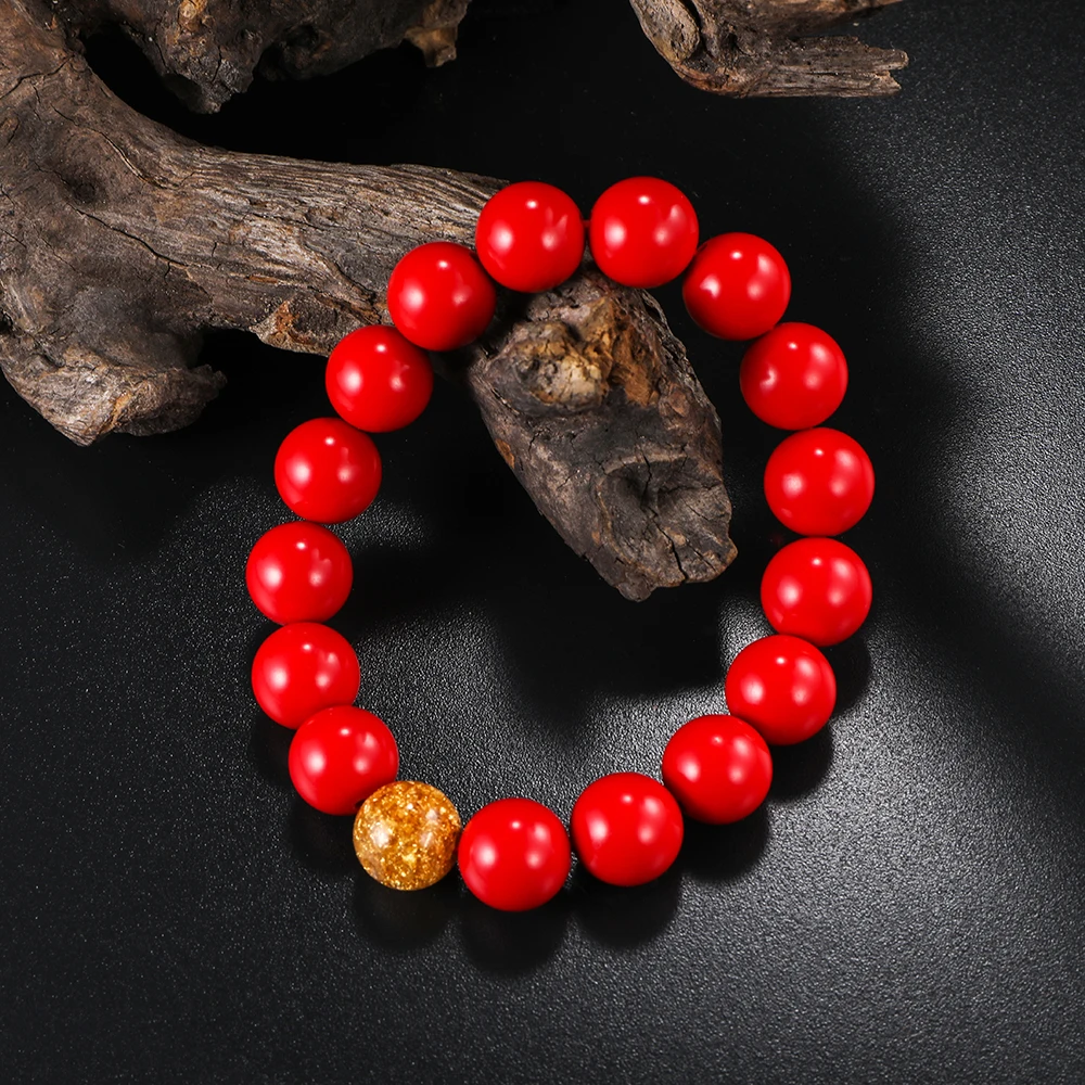 Браслет с бусинами Meajoe простой красный браслет 14 16 18 мм | Украшения и аксессуары