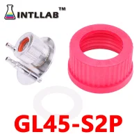 [INTLLAB] GL45 разъем из нержавеющей стали, используемый в лабораторных бутылочках IC GC HPLC хроматографических инструментов - Цвет: GL45-S2P