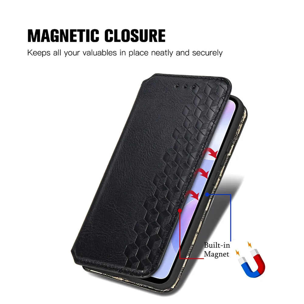 Leather Case For Xiaomi Poco X3 F4 F3 GT 12 11 10 Ultra Lite Redmi 9A 9C Note 11 10 9 S 9T 8T Pro Max K30 Flip Wallet Card Cover