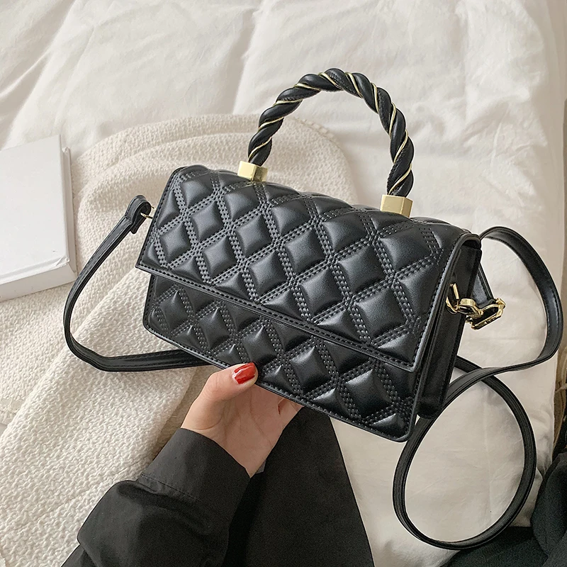 Роскошная дамская сумочка в клетку со стразами модные женские сумки тоуты с