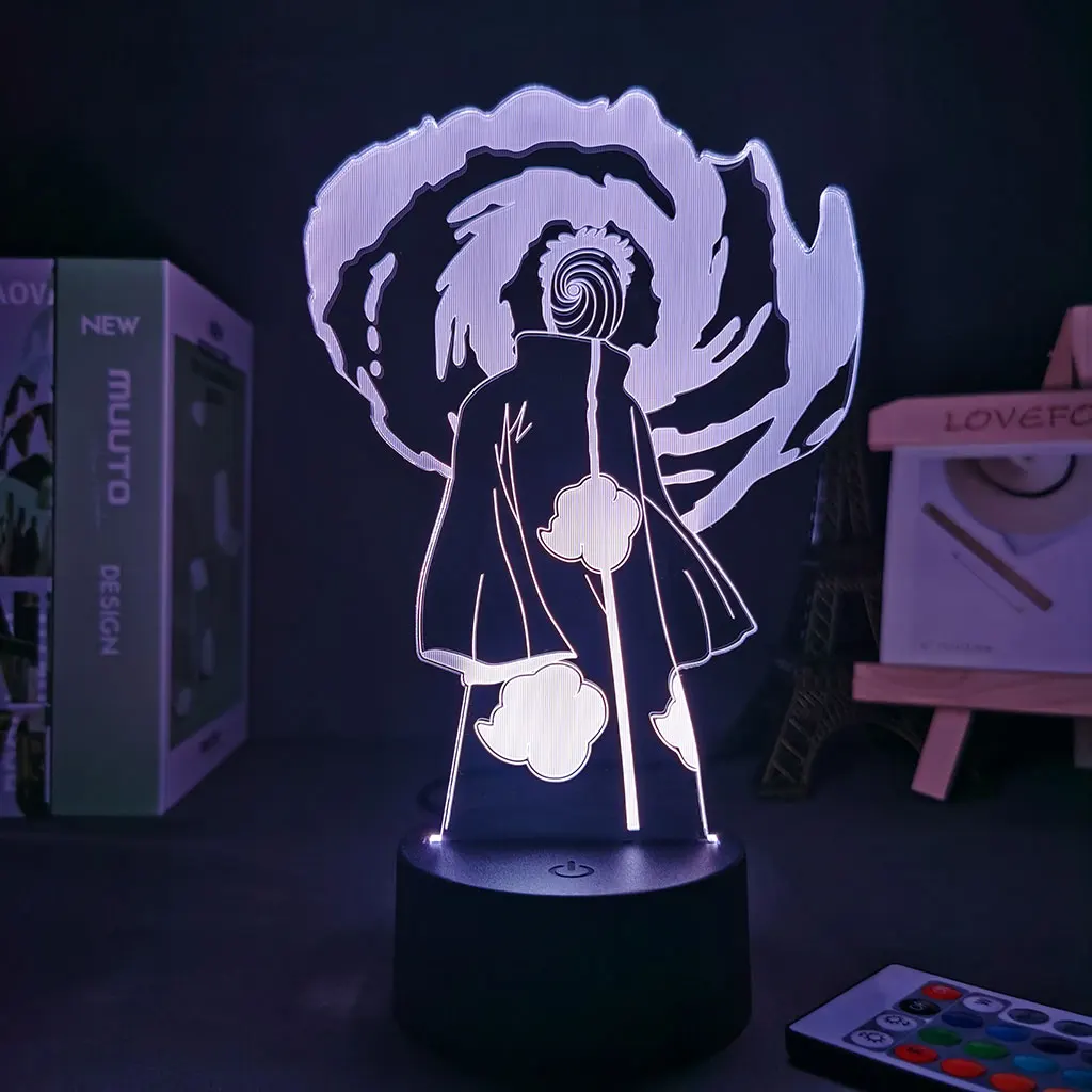 

Manga Narutoed 3D Lamp Kids Bedroom Cute Room Decor Anime Lamp Personalized Gift For Home Anime Figure Led Panel Lights