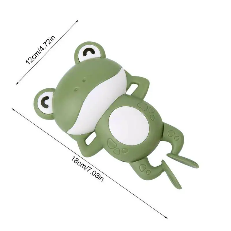 Baby Frog Bath Toy Children Cartoon Floating Summer Toys Swimming Frog Shapes Water Floats Safe Cute Shower Water Play Toy