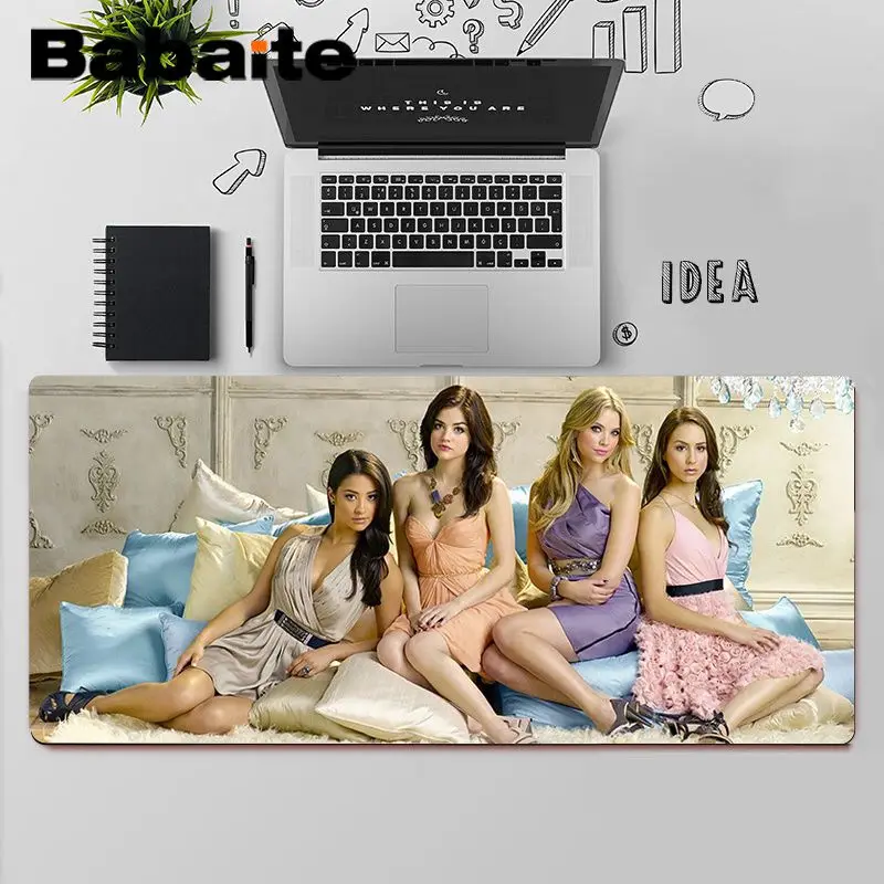 

Babaite High Quality Pretty Little Liars Comfort Mouse Mat Gaming Mousepad Free Shipping Large Mouse Pad Keyboards Mat