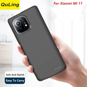 quling 6800 mah for xiaomi mi 11 battery case battery charger bank power case for xiaomi mi 11 battery case free global shipping