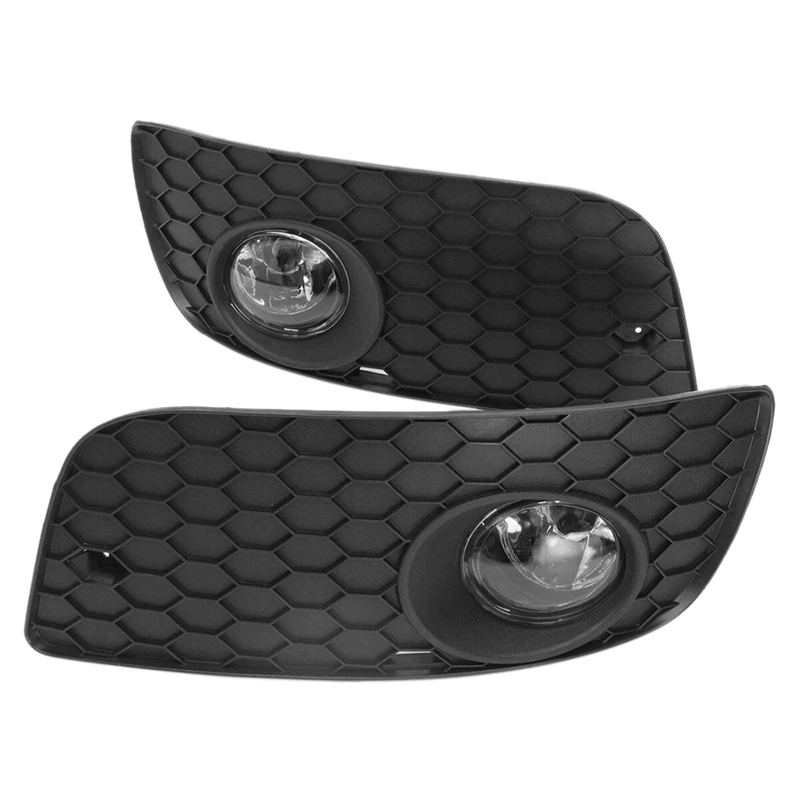 Передний бампер противотуманные фары лампа Гриль Крышка с H11 Галогенные лампы