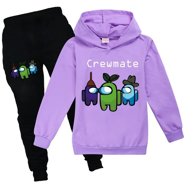 

2021 Spring Anime Clothing Hoodies for Teen Kids Clothing Suits Cartoon Sets Children Boy Girls Sports Tracksuits Suits autumn