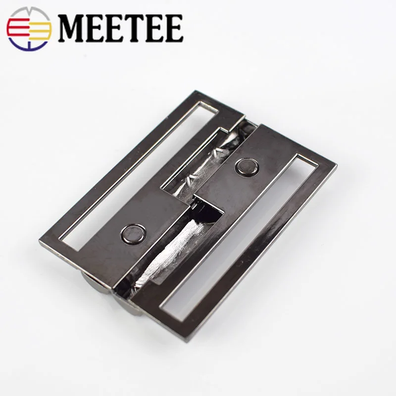 2pcs 50x40mm Women Metal Buttons Down Coat Belt Buckles Clothes Hasp Hooks DIY Decorative Sewing Accessories KY732|Пуговицы| |