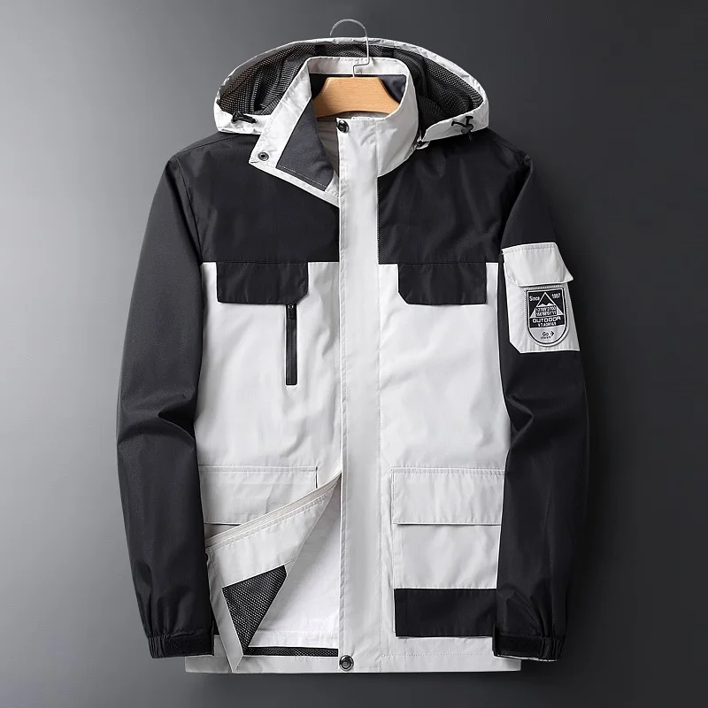 

Couple Outdoor Workwear Jackets Spring and Autumn Sports Large Size Thin Riding Jackets Travel Mountaineering Clothes Men