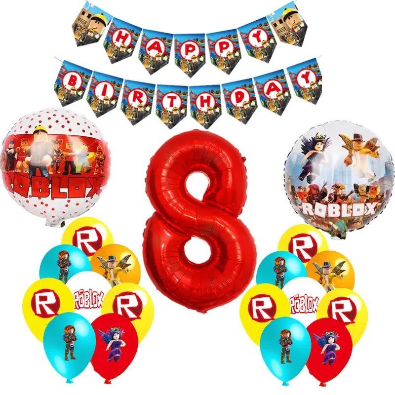 Украшение на день рождения для мальчиков тематический воздушный шар баннер флаг