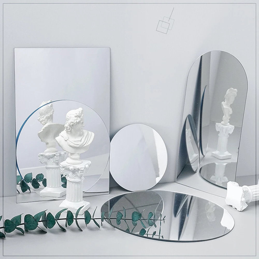 Photography Acrylic Mirror Reflection Board Reflector Table Studio Lights Photo Props Background Board Ornaments Posing Props