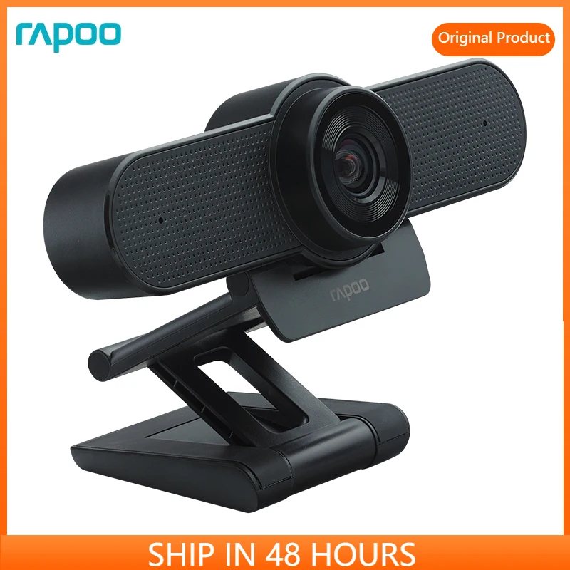 

Original Rapoo C500 Webcam 4K FHD 2160P With USB2.0 With Mic Adjustable Cameras With Cover For Live Broadcast PC Desktop