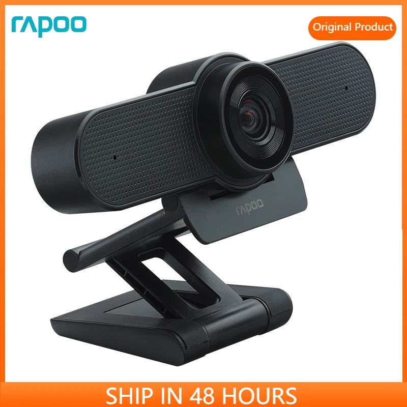 

Оригинальная веб-камера Rapoo C500 4K FHD 2160P с USB2.0 с микрофоном, регулируемые камеры с крышкой для прямой трансляции, настольного ПК