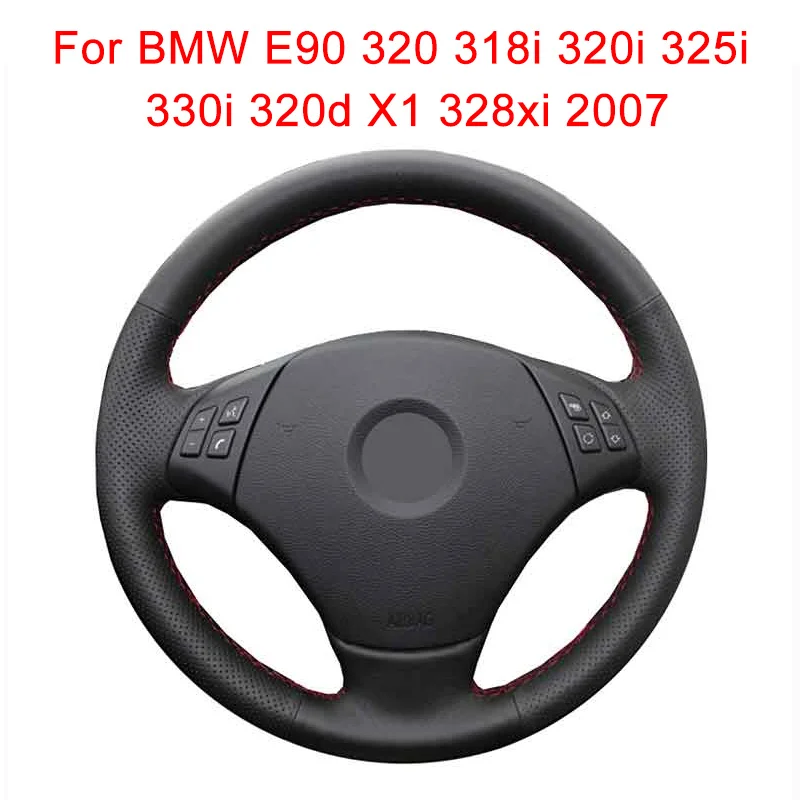По индивидуальному заказу чехол рулевого колеса автомобиля для BMW E90 320 318i 320i 325i 330i