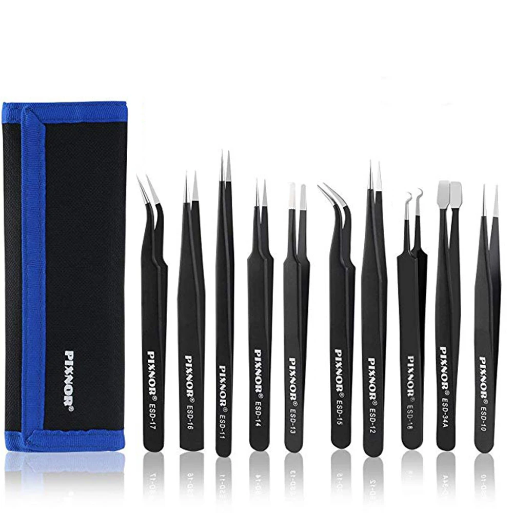 6/10 шт. высокоточные антистатические пинцеты | Инструменты