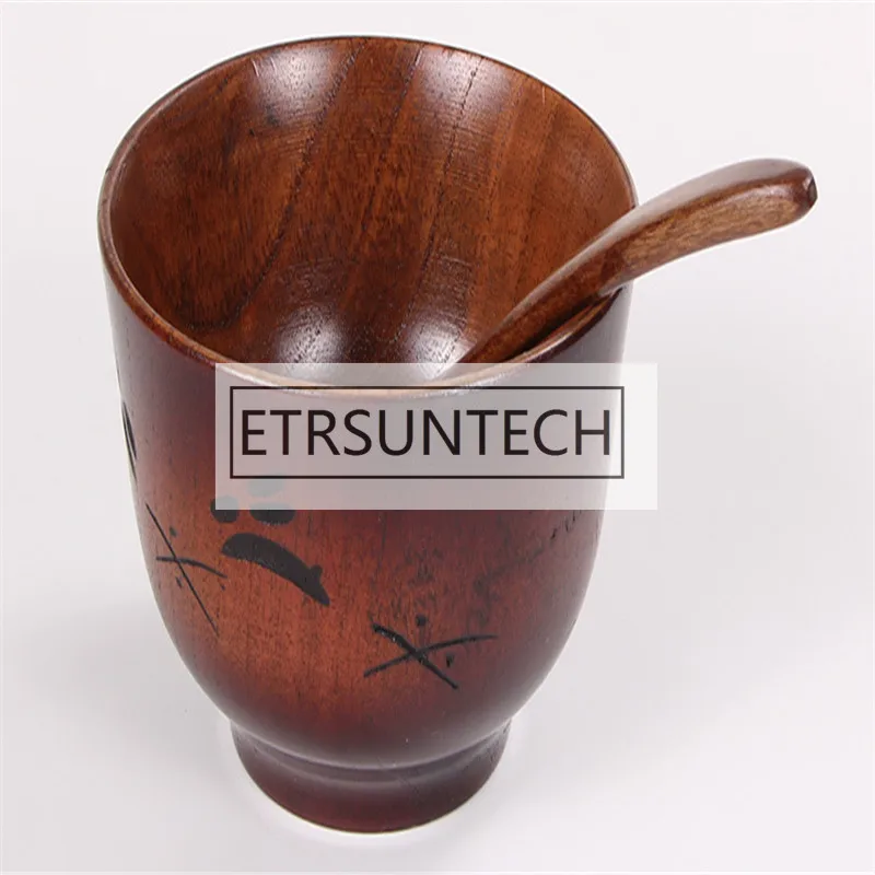 100pcs Wooden Soup Spoons Large Long Handled Spoon Kids Tea Coffee Kitchen Tableware Free Shipping | Дом и сад