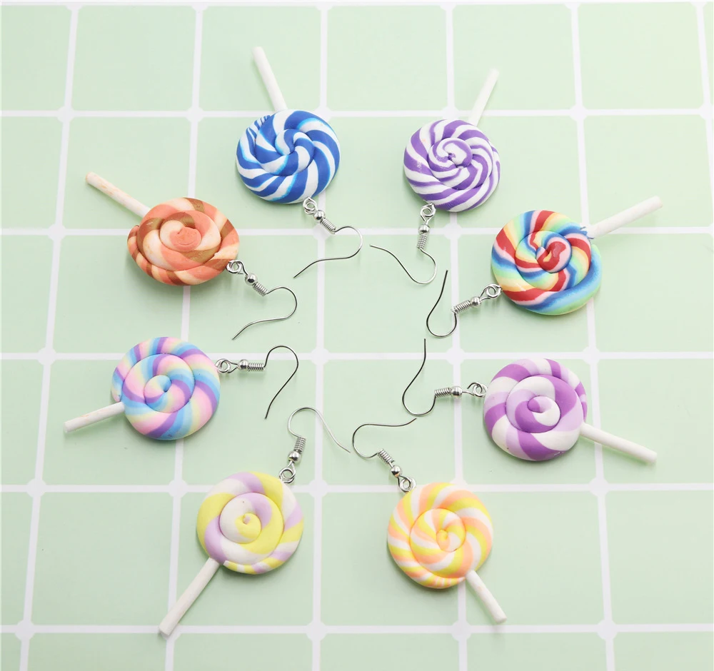 Женские карамельные серьги iMaySon яркие пусеты в Корейском стиле висячие для