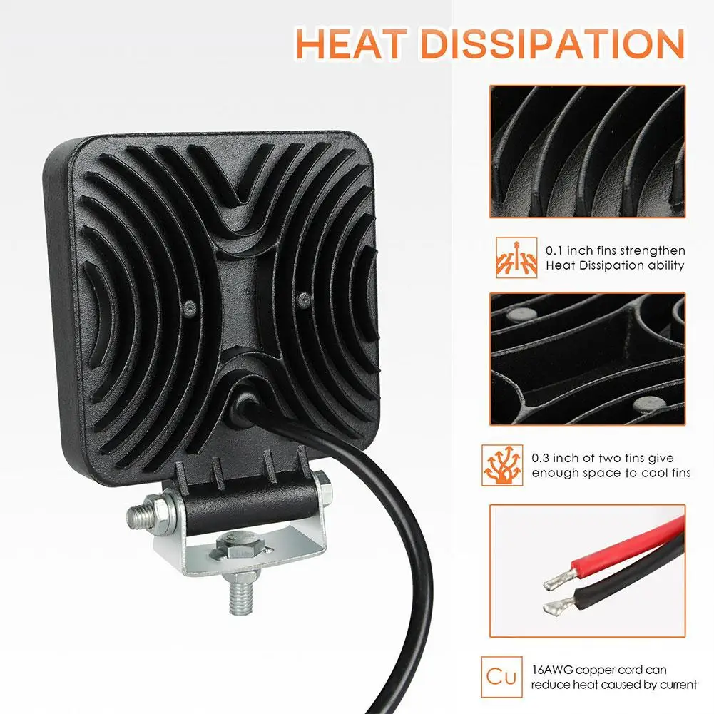 1 шт. Автомобильный светодиодный дневной свет 12600LM внедорожный автомобиль