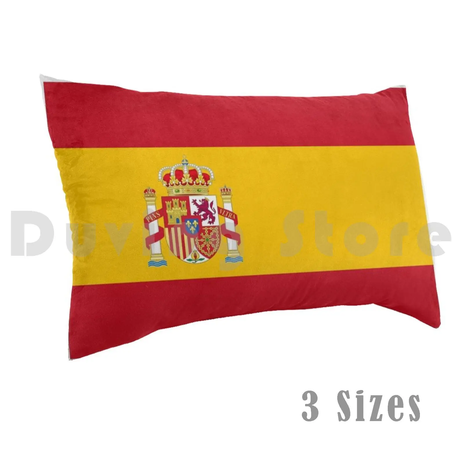 

Spain Flag Pillow Case Printed 35x50 Spain Flag Red Yellow Spanish