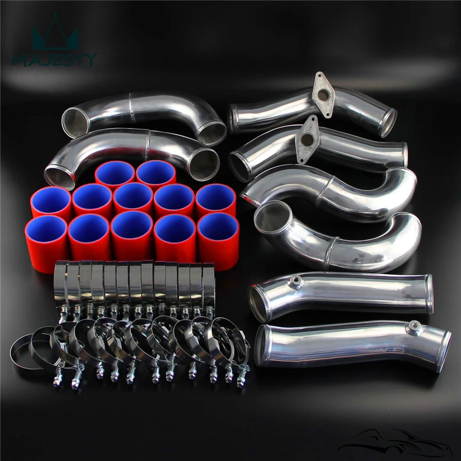 Гоночный турбо интеркулер Трубопроводный комплект подходит для N * issan GT-R R35 V R38DET