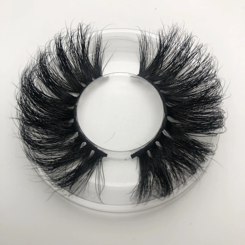 

100% Real Mink 25mm Eyelashes Natural Dramatic Volume 3D Mink Fur Eyelashes Extension False Eyelashes