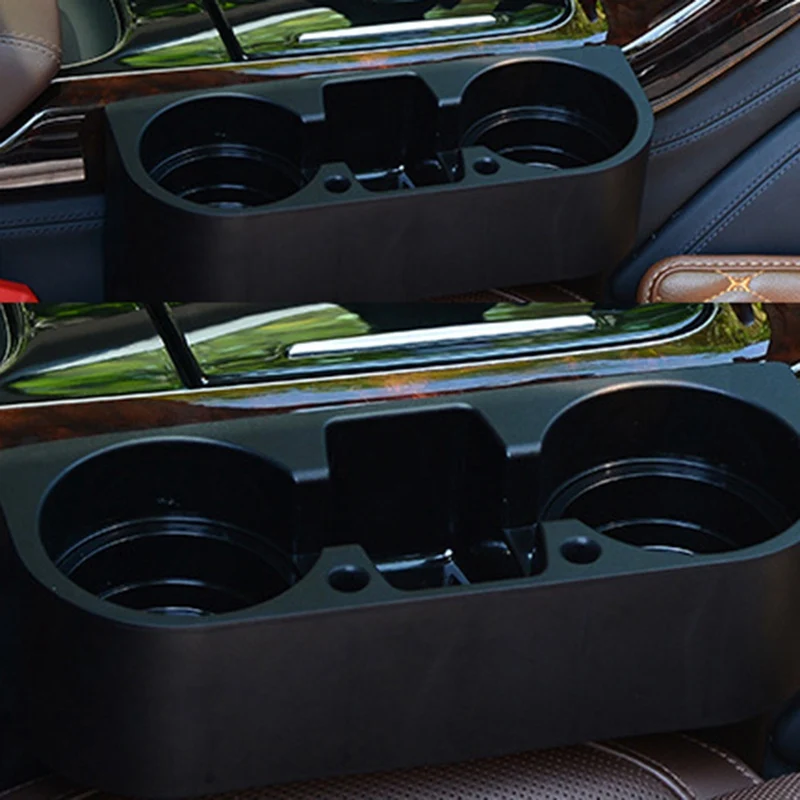 

3 In 1 Car Black Front Drink Cup Holder For BMW 335 535 e30 e36 e39 e46 e60 e90 1 3 5 series Car Ognizer Storage Accessories