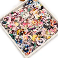 mixed 10 different styles japan cartoon printed resin flat back for diy phone decor materials