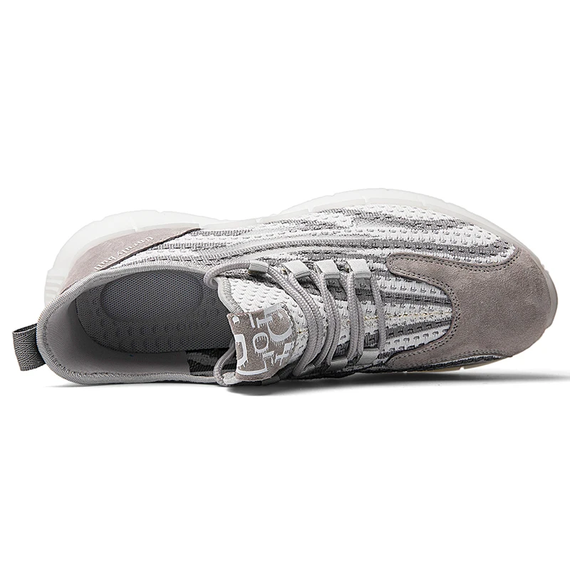 

New Luxury Running Shoes Men Black Brown Gym Sneakers For Mens Brand Designer Men Outdoor Sports Shoes Non-Slip Jogging Shoes