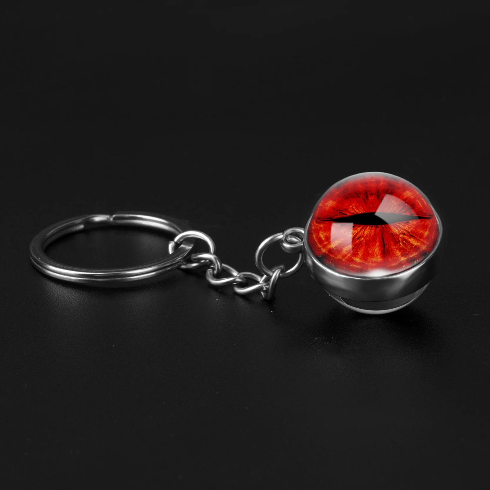 Новый креативный двухсторонний стеклянный брелок Dragon Eye ювелирные изделия