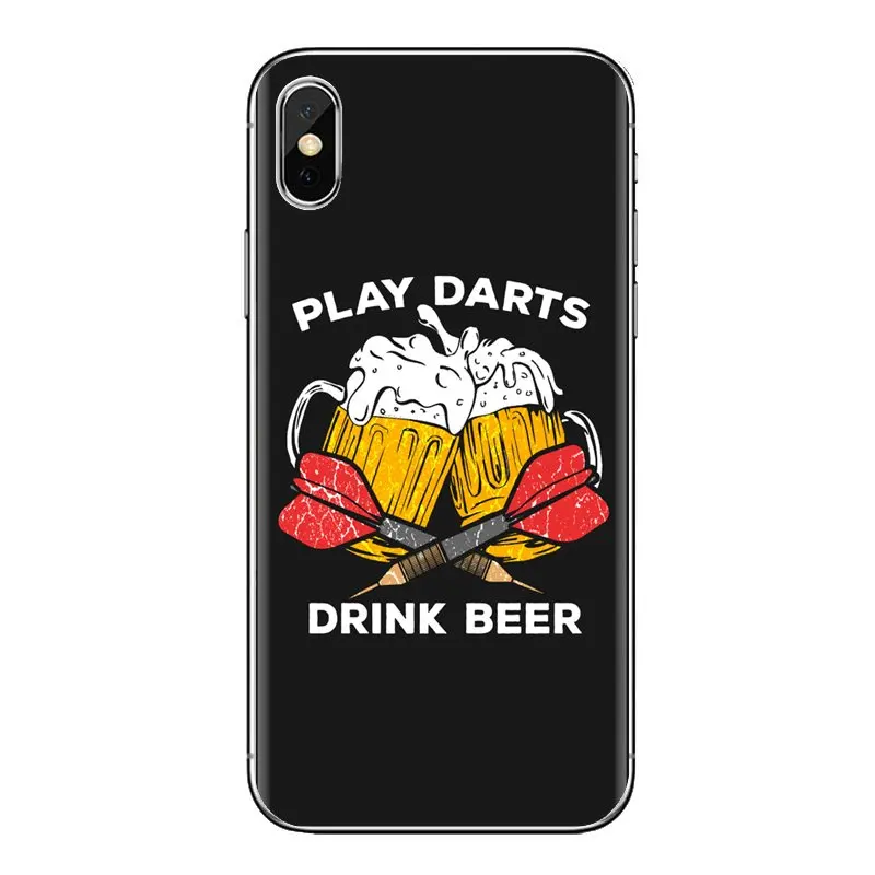 Transparent Soft Shell Covers For Xiaomi Redmi 4 3 3S Pro Mi3 Mi4 Mi4i Mi4C Mi5 Mi5S Mi Max Note 2 Fashion Simple Dart Games |