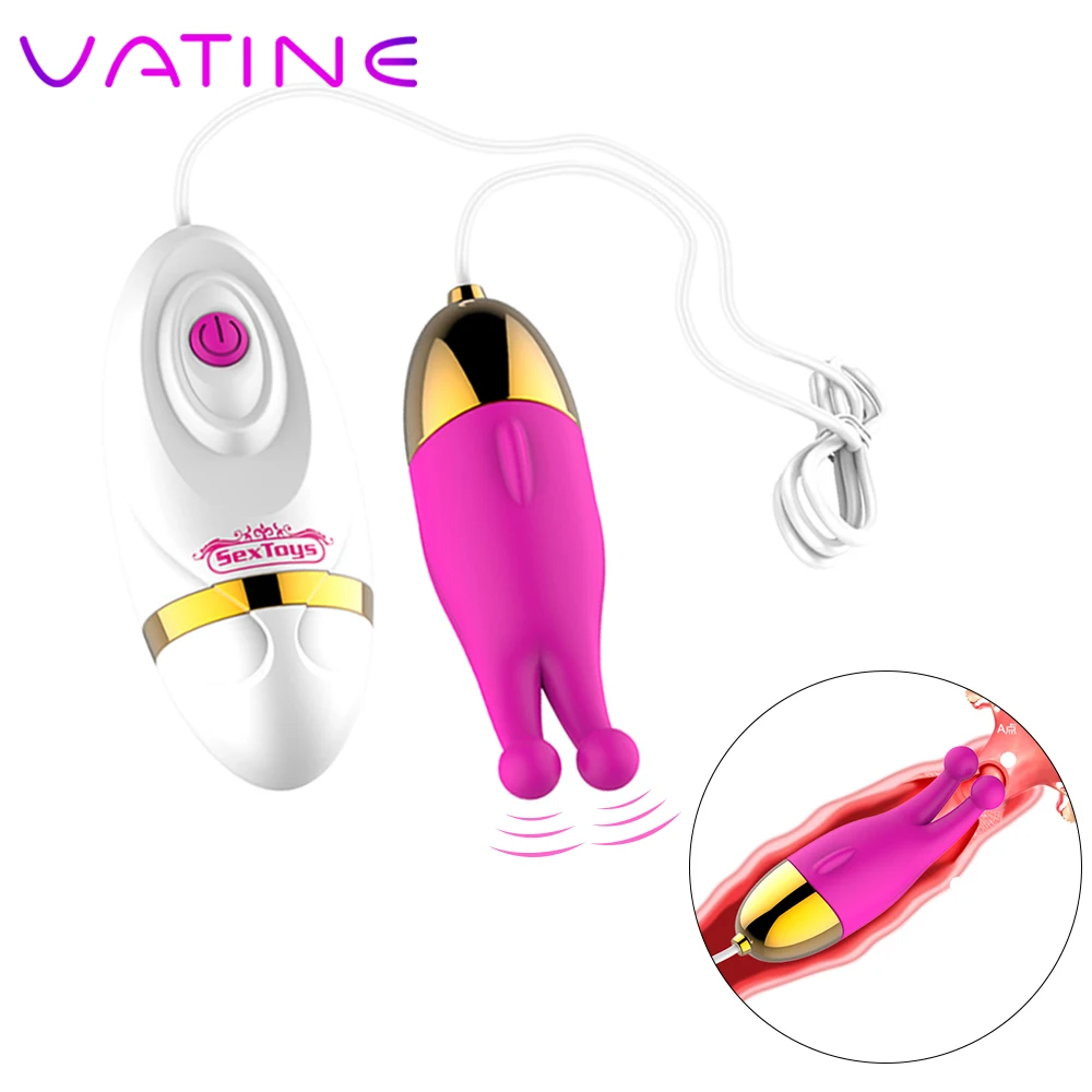 Женский вагинальный Массажер для клитора VATINE 12 скоростей виброяйцо прыжков |