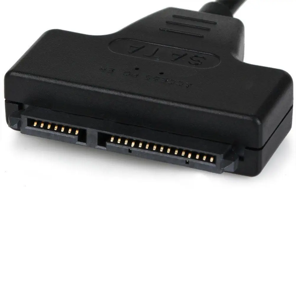 Переходник с USB 2 0 на Sata Кабель-адаптер для жесткого диска SATA 7 + 15 Pin 22 5 HDD ноутбука |