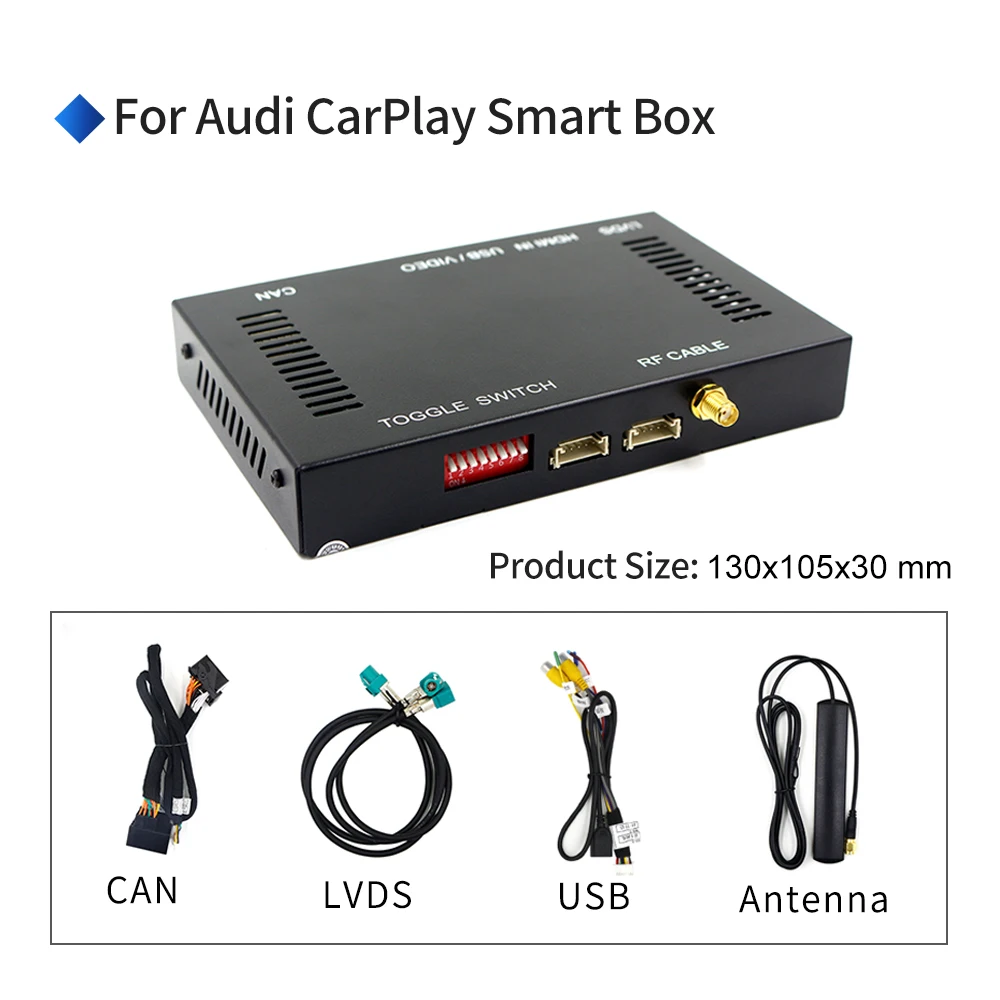 Carlinkit декодер 2 0 CarPlay беспроводной Android авто для всех моделей AUDI A1 A3 A4 A5 A6 A7 A8 Q2 Q3 Q4 Q5