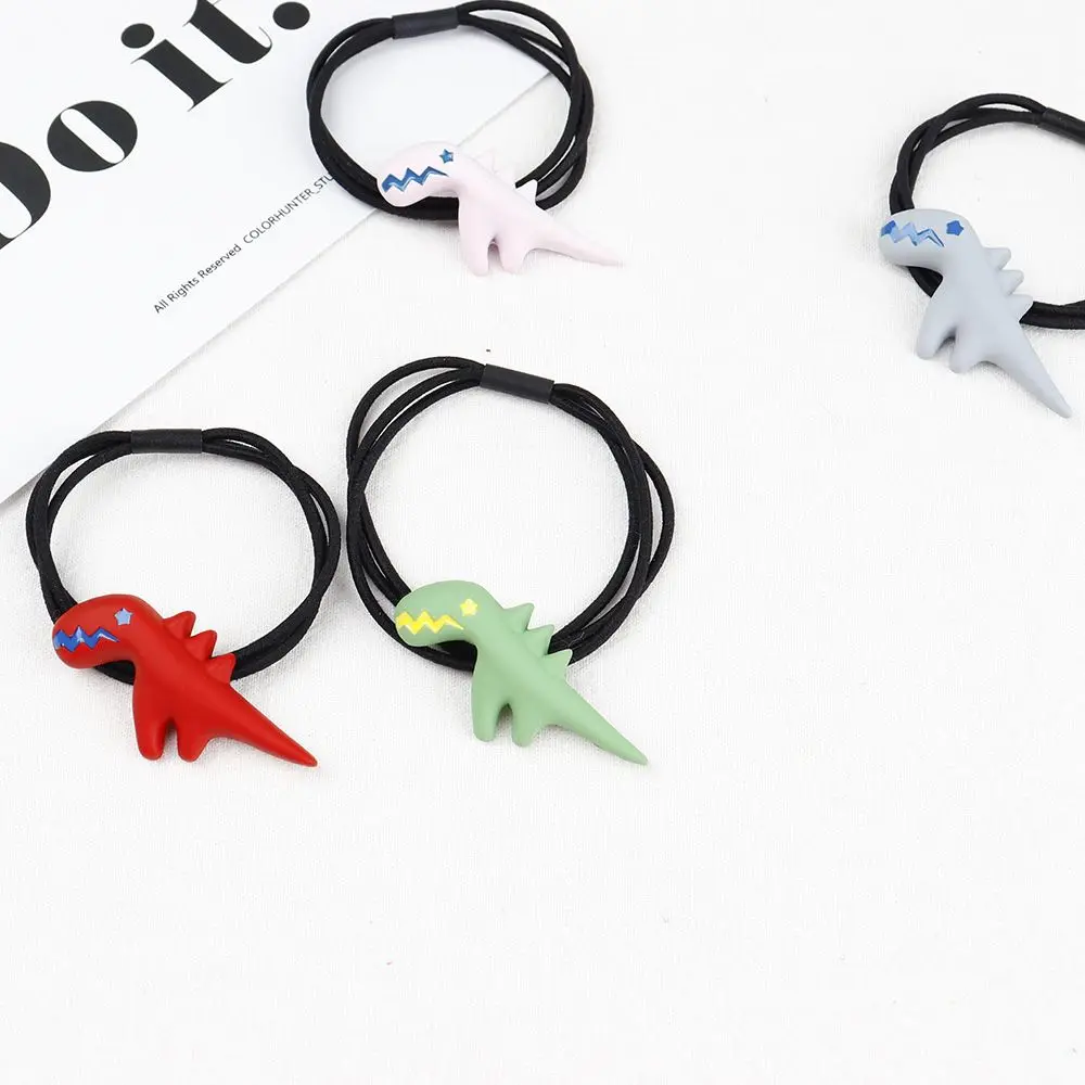 Матовая повязка для волос с маленьким динозавром Корейская мультяшная