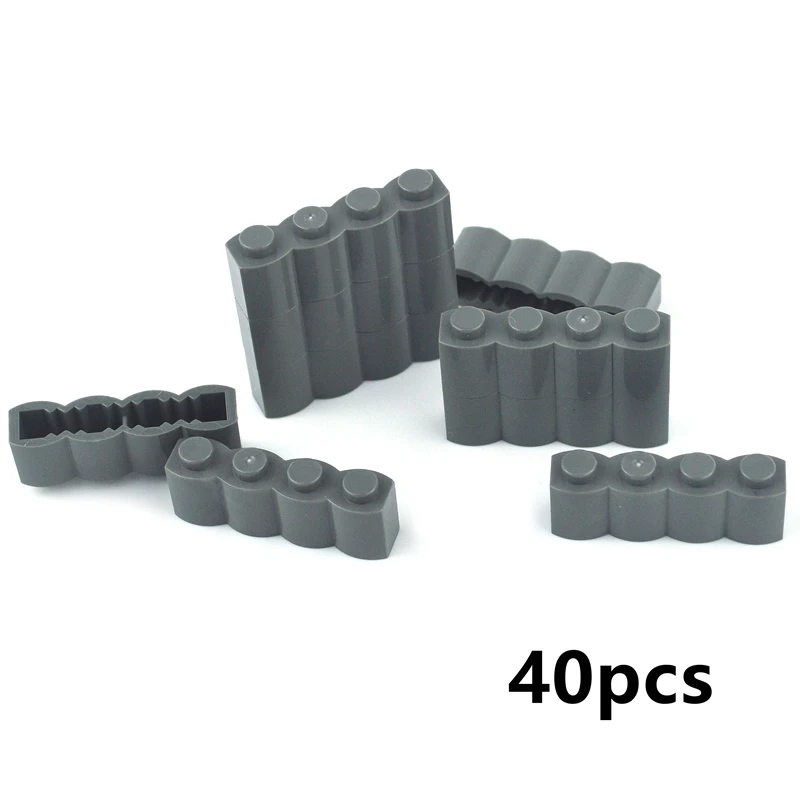 40 70 шт./лот Smartable Brick Special 1x2 1x4 с волнистыми строительными блоками запчасти игрушки